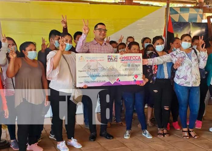 Desembolso del MEFCCA para emprendimientos en Managua