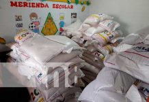 Merienda escolar para colegios de Managua