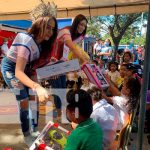 Chicas del Miss Teen Nicaragua de visita en preescolar de Granada