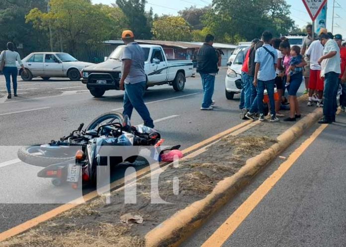 Accidente de tránsito en la Carretera Nueva a León, Managua