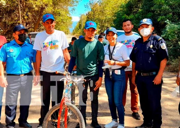 Promueven ciclismo rural en el municipio de Nandaime