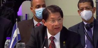 Canciller de Nicaragua, Denis Moncada, en Reunión de Ministros y Ministras de la CELAC