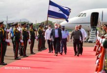 Miguel Díaz-Canel llegó a Nicaragua a la Toma de Posesión del Presidente Daniel Ortega Llegada del presidente de Cuba, Miguel Díaz-Canel, a Nicaragua
