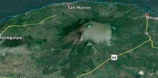 Mapa de la Isla de Ometepe