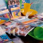Paquetes escolares se entregan a niños y niñas en Estelí Entrega de paquetes escolares a Estelí
