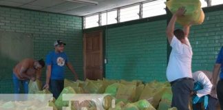 Paquetes escolares listos para distribuirse en Rivas