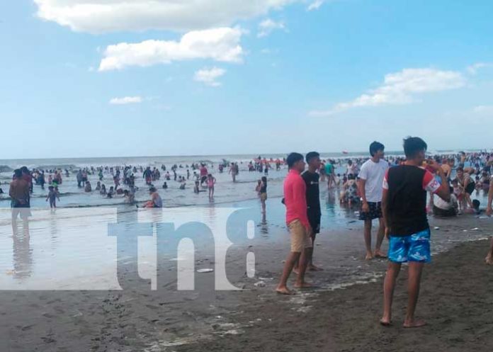 Ambiente en la zona de playas Pochomil y Masachapa