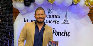 Momento de la despedida de Alfonso Duarte, Poncho, de TN8
