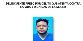 Delincuente preso en Chontales