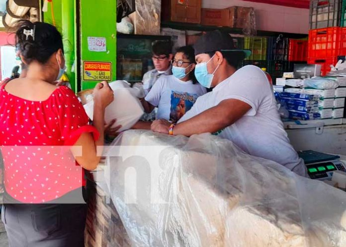 Venta de queso en mercados de Nicaragua