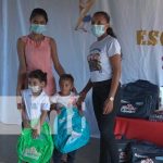 Estudiantes de Rivas reciben paquetes escolares del ciclo 2022 Paquetes y maletines escolares que entregan en Rivas
