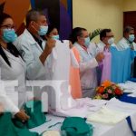 MINSA dota de ropa hospitalaria distintos centros asistenciales en Nicaragua Entrega de ropa hospitalaria para SILAIS de Nicaragua
