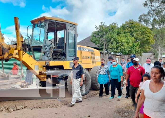Reparación de calles en la comunidades de Somoto