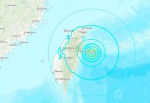 Sismo de 6.5 sacude el nordeste de Taiwán