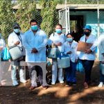 Jornada de vacunación llega a comunidad Zambrano, Tipitapa Vacunación contra el COVID-19 en comunidades de Tipitapa