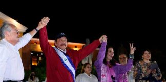 Presidente de Nicaragua, Daniel Ortega en Toma de Posesión el 10 de enero