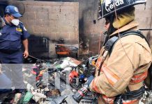 Fallece abuela del hogar que se incendió en el barrio Hilario Sánchez, Managua Incendio en una vivienda del barrio Hilario Sánchez, Managua