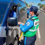 Inspección de transporte escolar en Nicaragua