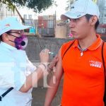 Vacunación casa a casa recorre el barrio San Sebastián, Managua Jornada de vacunación en barrios de Managua