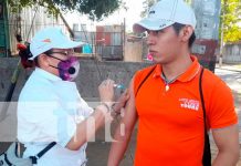 Vacunación casa a casa recorre el barrio San Sebastián, Managua Jornada de vacunación en barrios de Managua