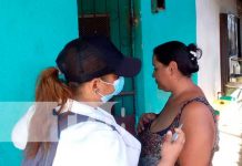 Reforzamiento de vacunas en el barrio Hilario Sánchez, en Managua Jornada de vacunación en el barrio Hilario Sánchez, Managua