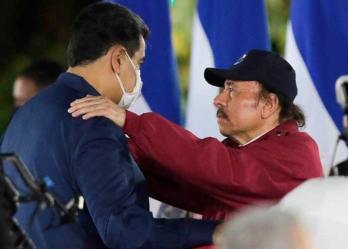 Encuentro entre Nicolás Maduro, presidente de Venezuela y Daniel Ortega, presidente de Nicaragua