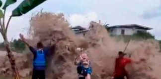 ¡Polémicos Tiktokers! Arriesgan su vida para grabar tsunami en Tonga