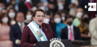 Xiomara Castro, presidenta de Honduras