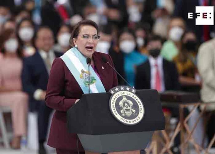 Xiomara Castro, presidenta de Honduras