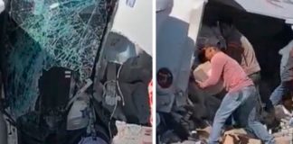 Sinvergüenzas de Veracruz dejan morir a conductor para robarle