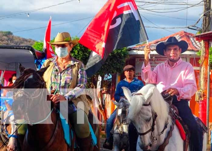 Realizan cabalgata en honor al 88 aniversario de Sandino