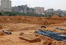 Franja de Gaza: Trabajadores hallan restos de tumbas de la era romana.