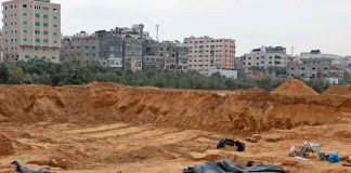 Franja de Gaza: Trabajadores hallan restos de tumbas de la era romana.