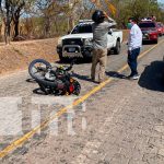Invasión de carril casi le cuesta la vida a un motociclista en Juigalpa Invasión de carril casi le cuesta la vida a un motociclista en Juigalpa