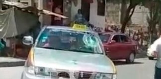 Motociclista gravemente lesionado al Impactar contra un taxi en Juigalpa