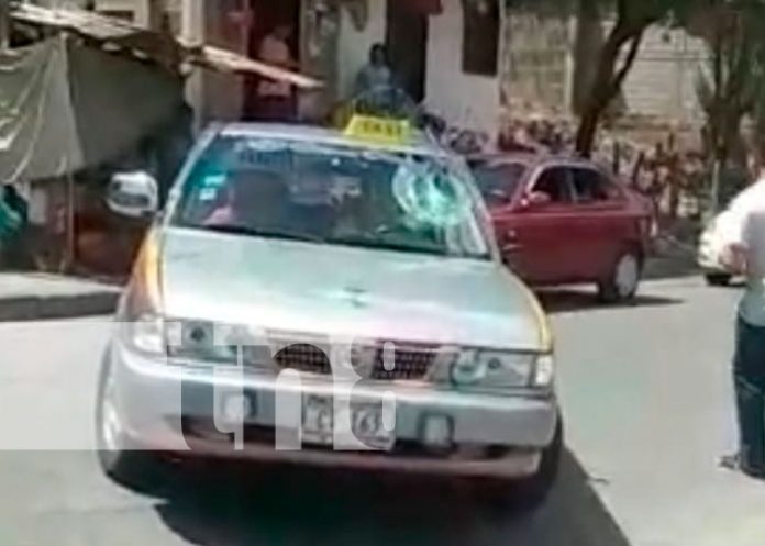 Motociclista gravemente lesionado al Impactar contra un taxi en Juigalpa