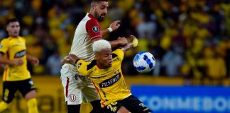 Barcelona gana 2-0 a Universitario en la ida de segunda fase de la Libertadores