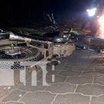 Hombre resulta lesionado al chocar con semoviente en Nueva Segovia