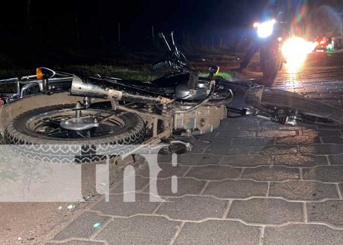 Hombre resulta lesionado al chocar con semoviente en Nueva Segovia