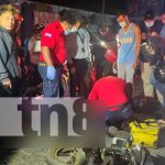 Accidente de tránsito deja a motociclista lesionado en Managua Accidente de tránsito deja a un motociclista lesionado en Managua