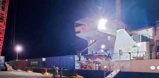 Nicaragua envía nuevo embarque con 36 contenedores de alimentos solidarios a Cuba.