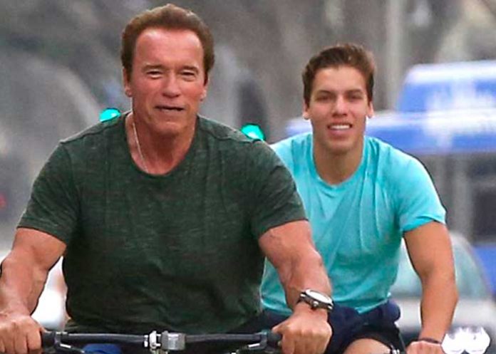 1.4 Hijo de Arnold Schwarzenegger no usa el apellido de su padre