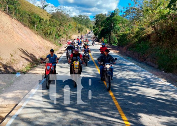 Inauguran nuevo tramo de carretera que conecta Jinotega y Estelí