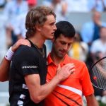El tenista Novak Djokovic criticó a Alexander Zverev tras su reacción