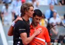El tenista Novak Djokovic criticó a Alexander Zverev tras su reacción