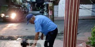 Hombre se cae en Juigalpa y se raja la cabeza