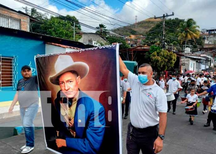 Caminata en conmemoración a Augusto C. Sandino en Boaco