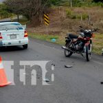 Hombre lesionado tras accidente de tránsito en Chontales Hombre lesionado tras accidente de tránsito en Chontales
