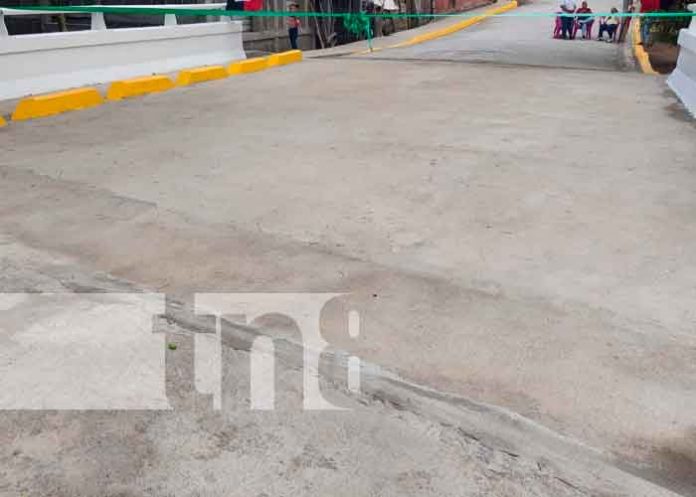 Alcaldía de Juigalpa, inauguró puente vehicular en el Bo. Nuevo Amanecer