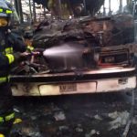Honduras: Incendio es provocado por una presunta extorsión Bus incendiado en Honduras por extorsión